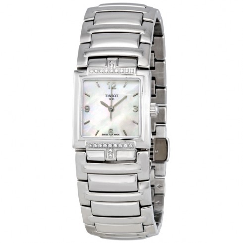 Tissot T-Evocation White Dial Stainless Steel Ladies Watch T0513106111700 watches