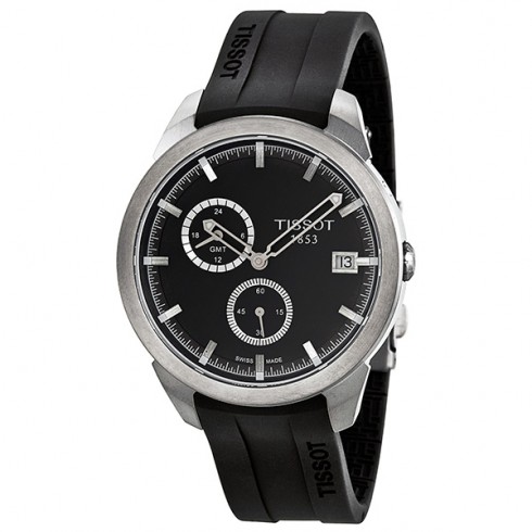 Tissot Titanium GMT Black Dial Men's Watch T0694394706100 watches