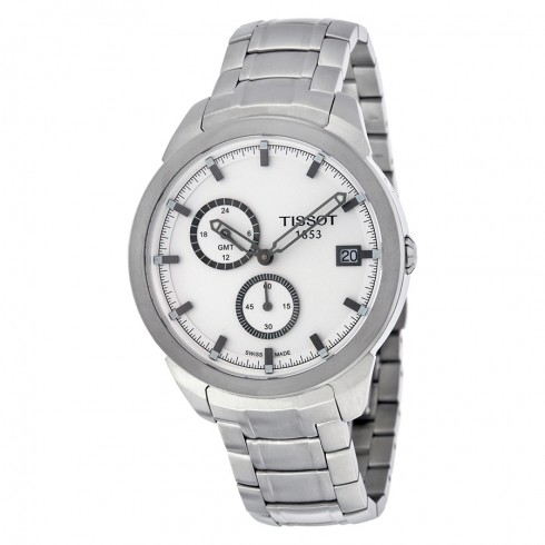 Tissot Titanium GMT White Dial Men's Watch T0694394403100 watches