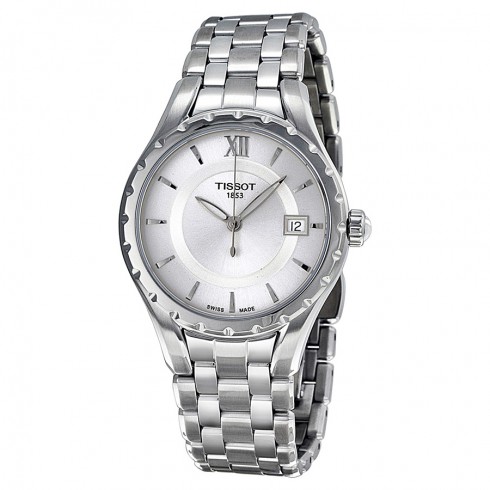 Tissot T-Lady Silver Dial Stainless Steel Ladies Watch T0722101103800 watches