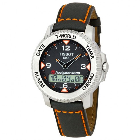 Tissot T-Navigator 3000 Grey Men's Analog-Digital Watch T96.1.478.32 watches