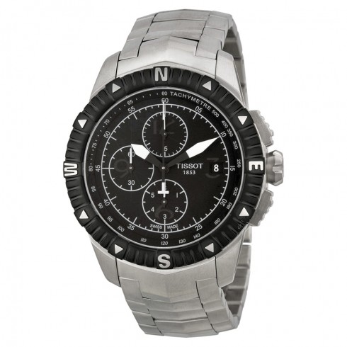 Tissot T-Navigator Chronograph Black Dial Men's Watch T0624271105700 watches