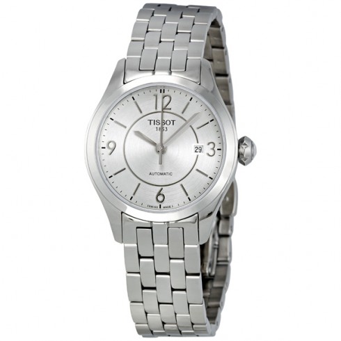 Tissot T-One Silver Dial Stainless Steel Bracelet Automatic Ladies Watch T0380071103700 watches