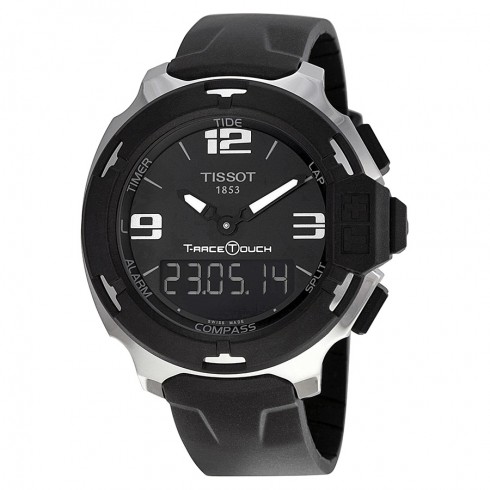 Tissot T-Race Analog Digital Black Rubber Men's Watch T0814201705701 watches