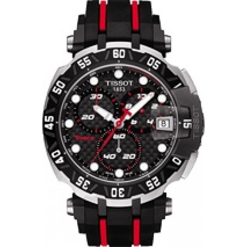 Tissot T-Race MotoGp 2015 Black Dial Red and Black Rubber Men's Sports Watch T0924172720100 watches