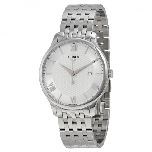 Tissot Tradition Men's Silver Dial Stainless Steel Men's Watch T0636101103800 watches