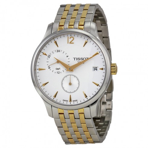 Tissot Tradition Silver Dial Two-tone Men's Watch T0636392203700 watches
