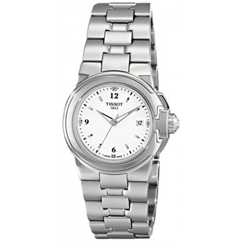 Tissot T-Sport Silver Dial Stainless Steel Ladies Watch T0802101101700 watches