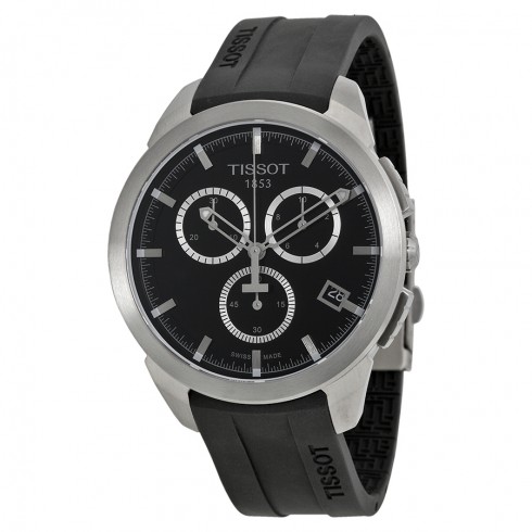 Tissot T-sport Titanium Black Dial Rubber Men's Watch T0694174705100 watches