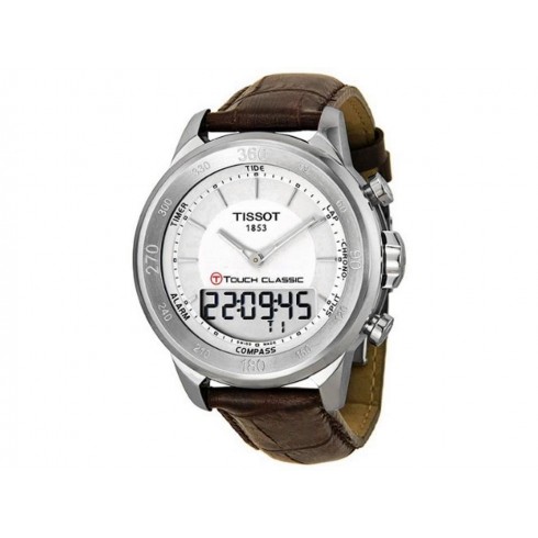 Tissot T-Touch Classic Silver Dial Men's Multifunction Watch T083.420.16.011.10 watches