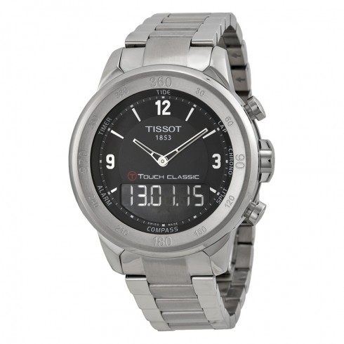 Tissot T-Touch Classic Touch Black Dial Men's Watch T0834201105700 watches