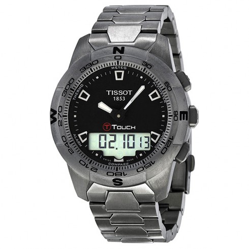Tissot T-Touch II Black Dial Titanium Men's Watch T0474204405100 watches