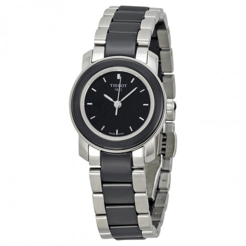 Tissot T-Trend Cera Black Ceramic Ladies Watch T0642102205100 watches