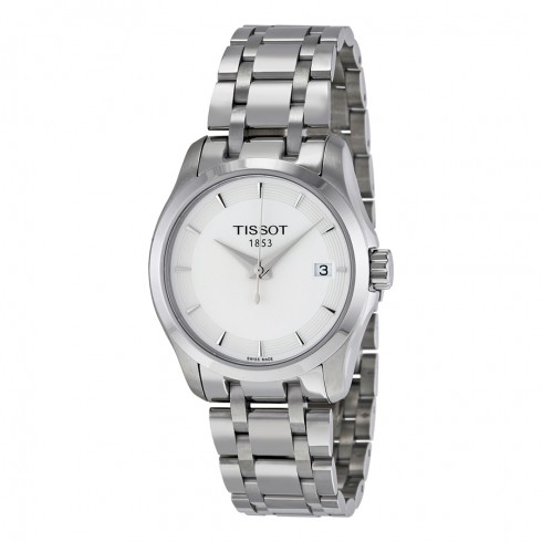 Tissot T-Trend Couturier White Dial Ladies Watch T0352101101100 watches