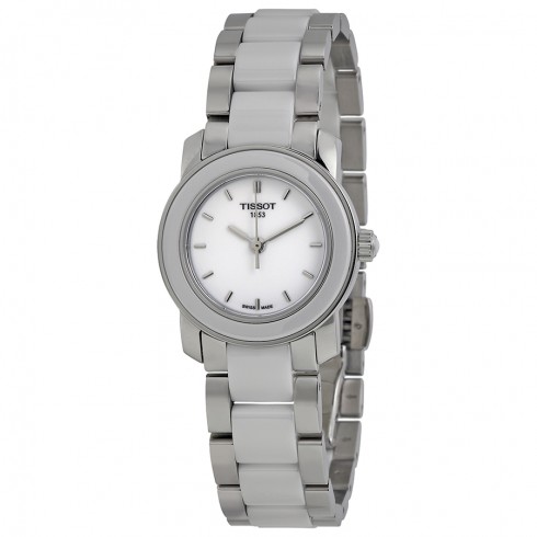 Tissot T-Trend White Ceramic Ladies Watch T0642102201100 watches