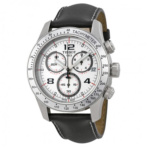 Tissot V8 Chronograph White Dial Stainless Steel Men's Watch T0394171603702 watches