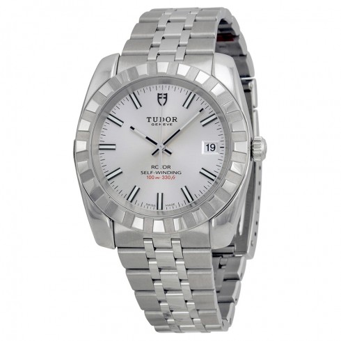 Tudor Date Classic Automatic Silver Dial Stainless Steel Men's Watch 21010-SVSSS watches