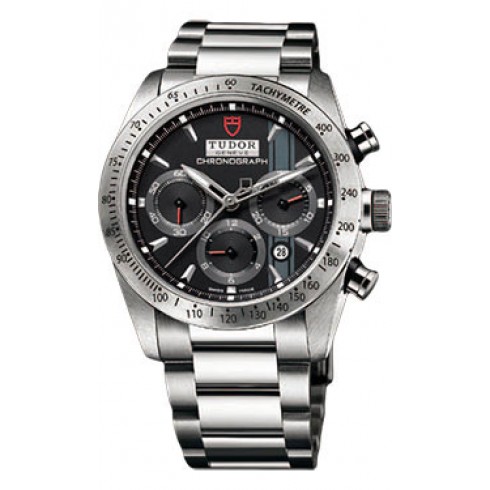 Tudor Fastrider Black Dial Chronograph Stainless Steel Men's Watch 42000-BKSSS watches