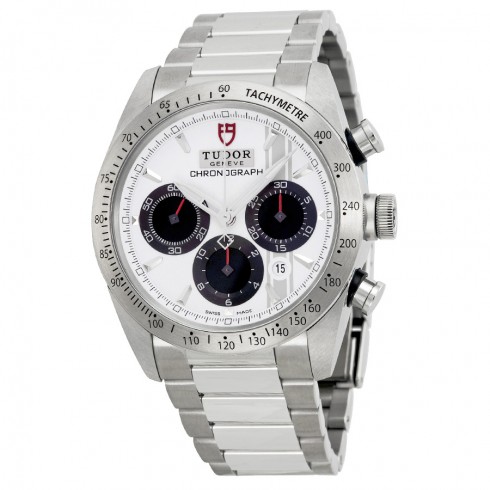 Tudor Fastrider Chronograph White Dial Stainless Steel Men's Watch 42000-WSSS watches