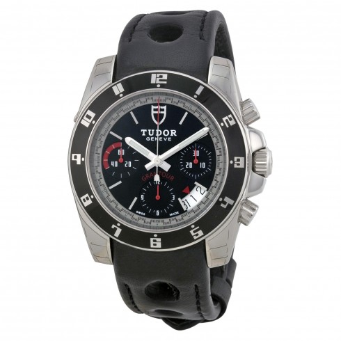 Tudor Grantour Chronograph Automatic Black Dial Steel Men's Watch 20350N-BKSLPL watches