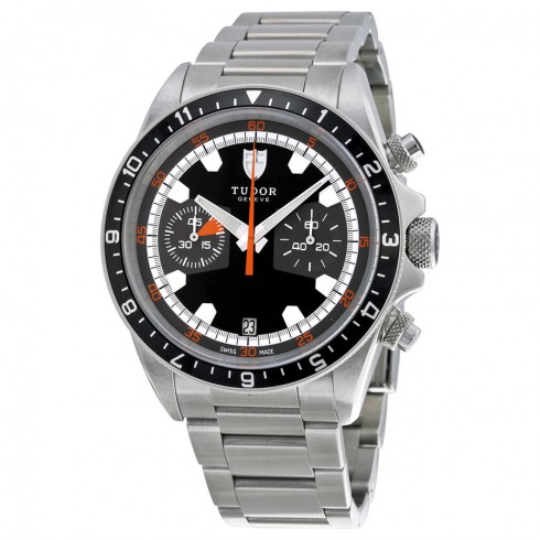Tudor Heritage Black Dial Stainless Steel Men's Watch 70330N-BKSS watches