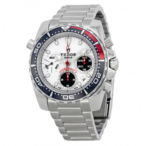 Tudor Hydronaut II Chronograph White Dial Stainless Steel Men's Watch 20360N-WSSS watches