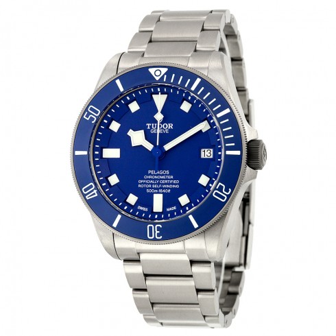 Tudor Pelagos Blue Dial Automatic Titanium Men's Watch 25600TB watches