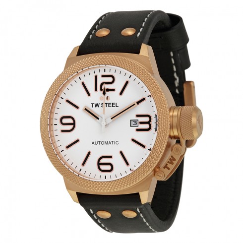 TW Steel Canteen White Dial 45 MM Automatic Men's Watch TWA960 watches