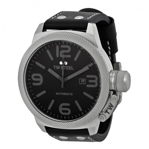 TW Steel Canteen Black Dial 50mm Men's Watch TWA201 watches