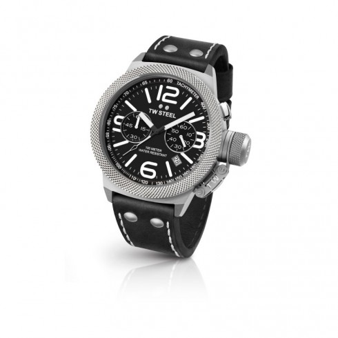 TW Steel Canteen Black Dial Automatic Men's Chronograph Watch CS3 watches