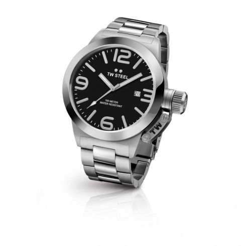TW Steel Canteen Black Dial Men's Casual Watch CB2 watches