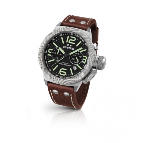 TW Steel Canteen Black Dial Men's Chronograph Watch CS23 watches