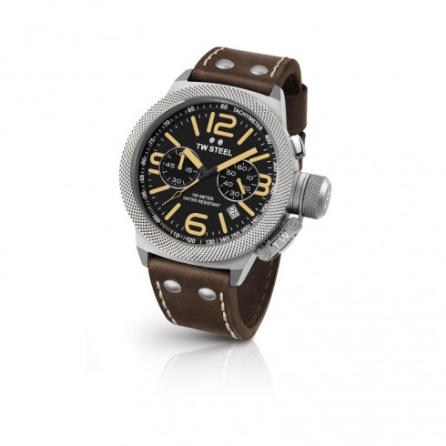 TW Steel Canteen Black Dial Men's Chronograph Watch CS33 watches