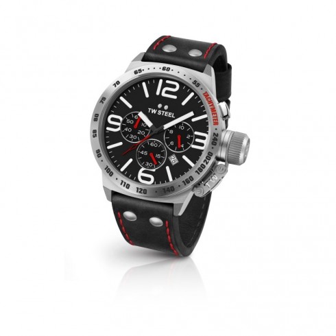 TW Steel Canteen Black Dial Men's Chronograph Watch CS9 watches