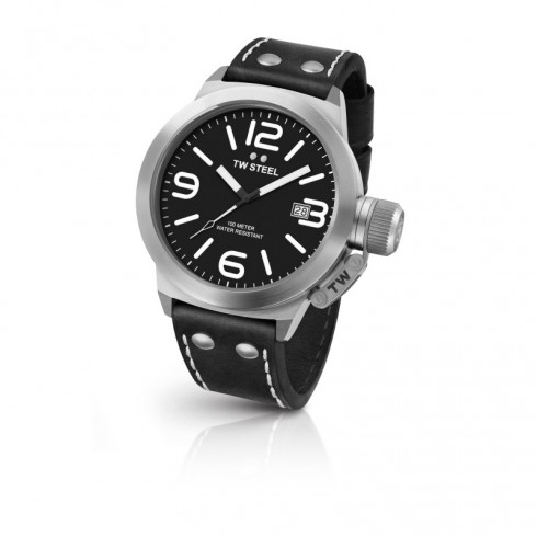 TW Steel Canteen Black Dial Men's Quartz Watch CS2 watches