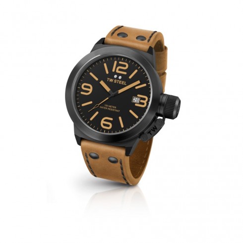 TW Steel Canteen Black Dial Men's Quartz Watch CS41 watches
