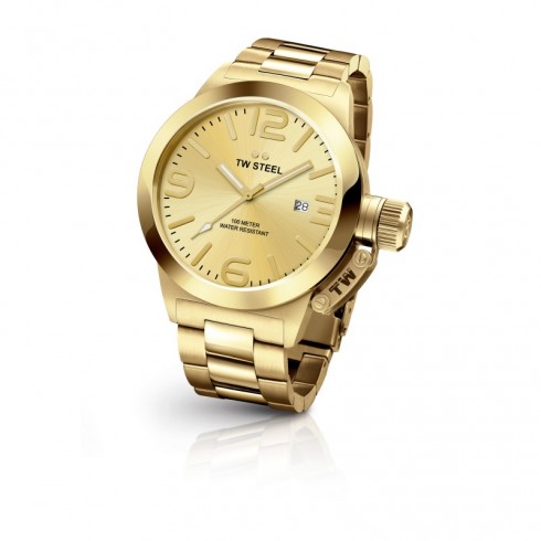 TW Steel Canteen Sunray Gold Dial Men's Watch CB102 watches