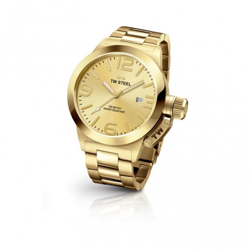 TW Steel Canteen Sunray Gold Gold Dial Men's Quartz Watch CB101 watches