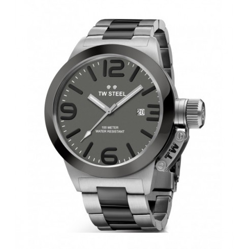 TW Steel Canteen Titanium Dial Men's Watch CB201 watches