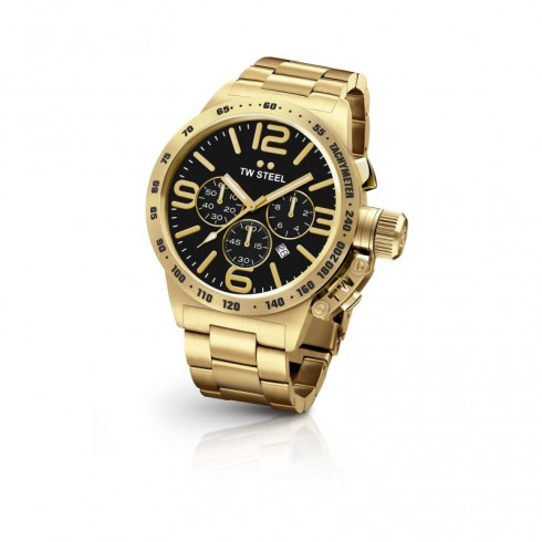 TW Steel Carteen Black Dial Men's Chronograph Watch CB93 watches