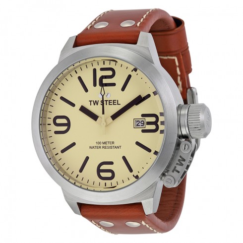 TW Steel CEO 50 mm Cream Dial Men's Watch TW21R watches