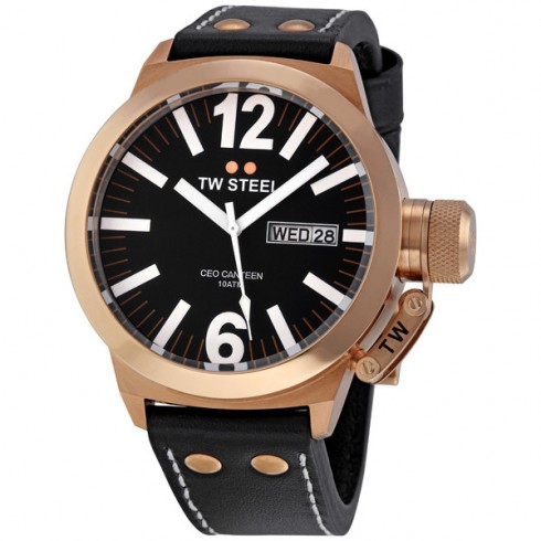 TW Steel CEO Canteen 45 MM Black Dial Men's Watch CE1021 watches