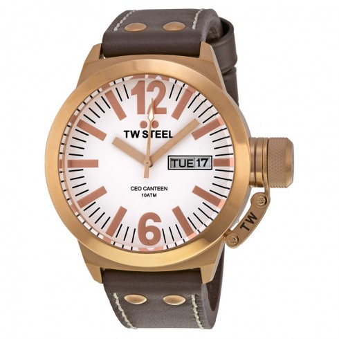 TW Steel CEO Canteen 45mm White Dial Men's Watch CE1017 watches