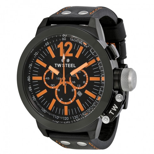 TW Steel CEO Canteen 50 MM Black Dial Chronograph Men's Watch CE1030 watches