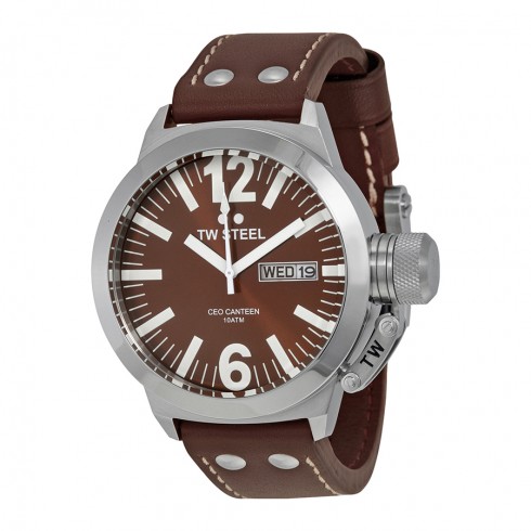 TW Steel CEO Canteen Brown Dial Men's Watch CE1009 watches