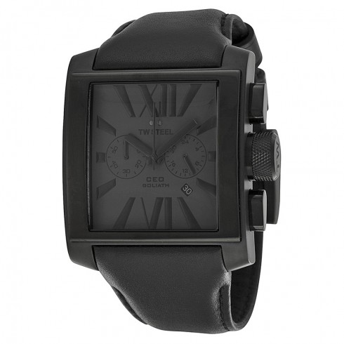 TW Steel CEO Goliath 42mm Black Chronograph Men's Watch CE3014 watches
