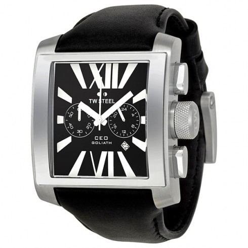 TW Steel CEO Goliath Chronograph Black Dial Men's Watch CE3006 watches