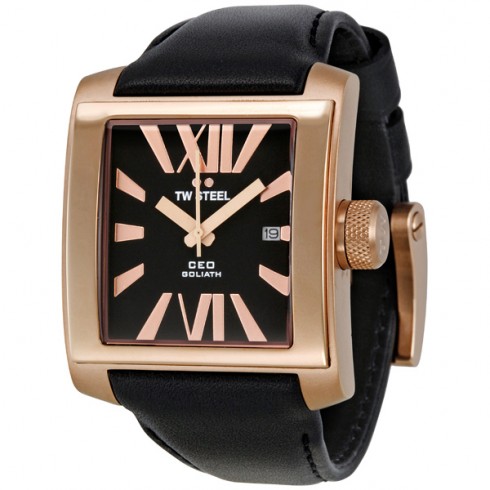 TW Steel CEO Goliath Rose Gold-plated 37mm Unisex Watch CE3010 watches