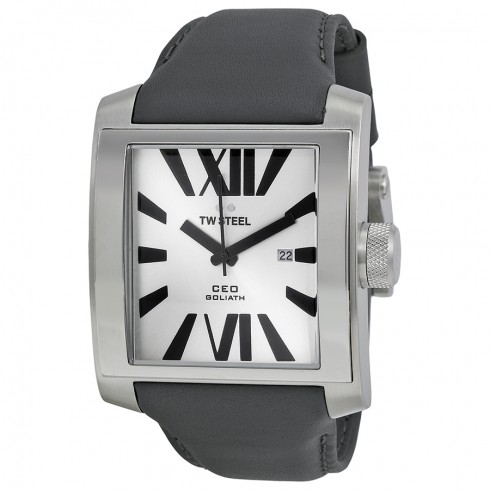 TW Steel CEO Goliath Silver Sunray Dial 42mm Men's Watch CE3002 watches