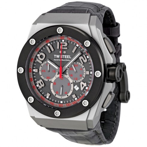 TW Steel CEO Tech David Coulthard Chronograph Grey PVD Watch CE4001 watches